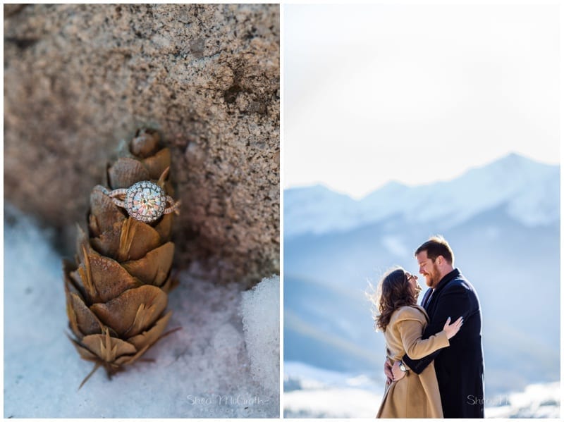 Engagement Photos taken in Breckenridge Colorado