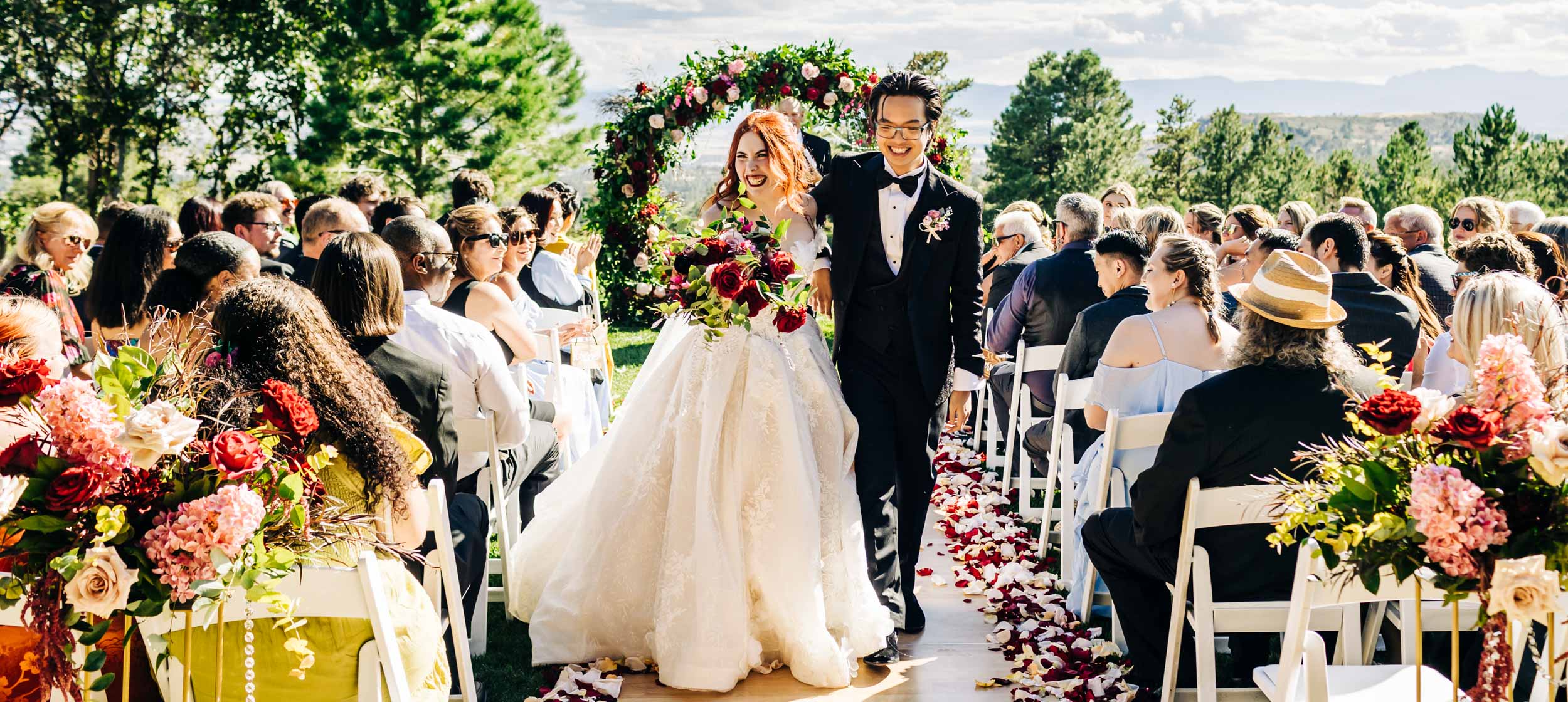 colorful Denver wedding