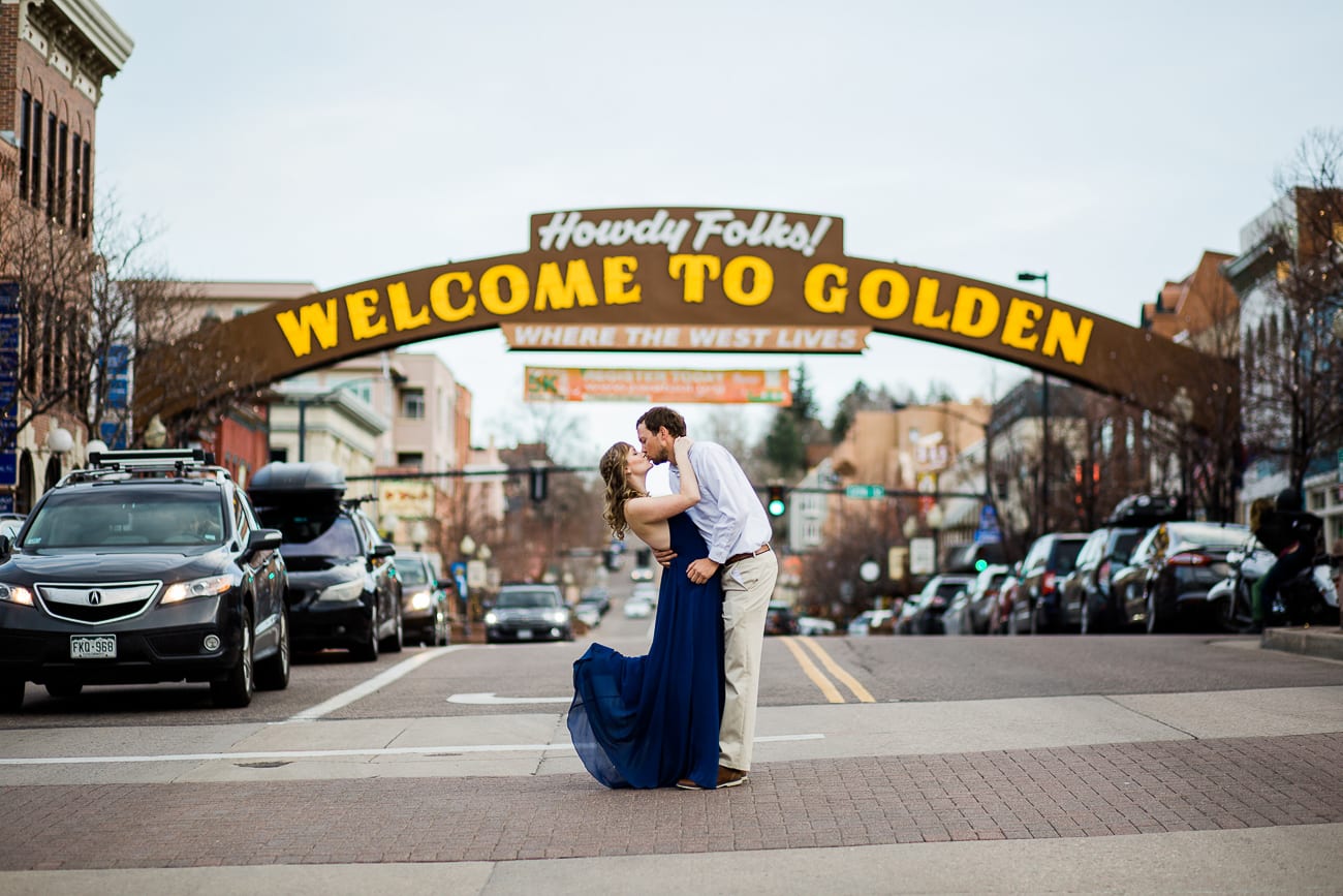 Engagement session in Golden, CO