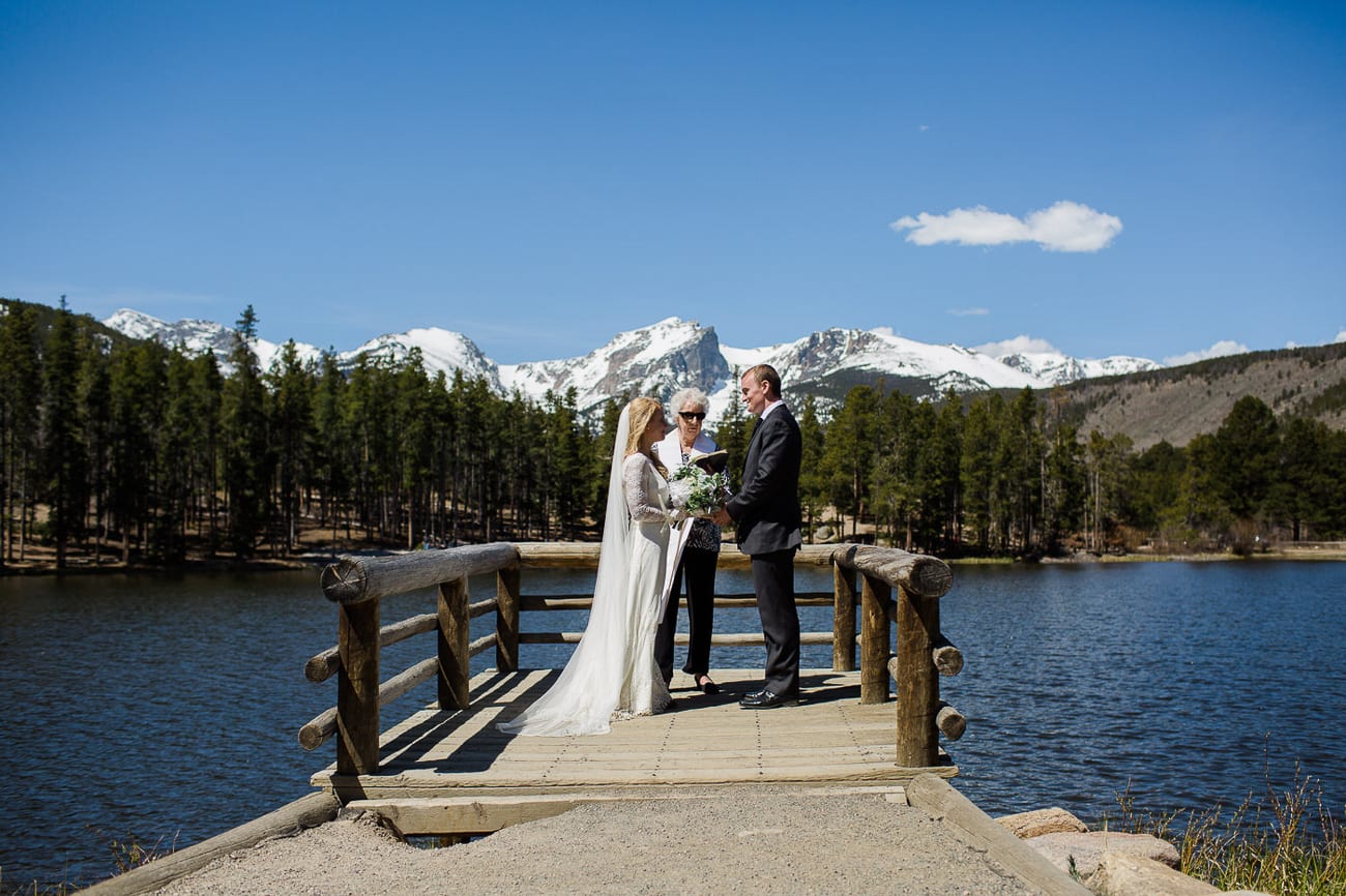 Sprague Lake Wedding Ceremony