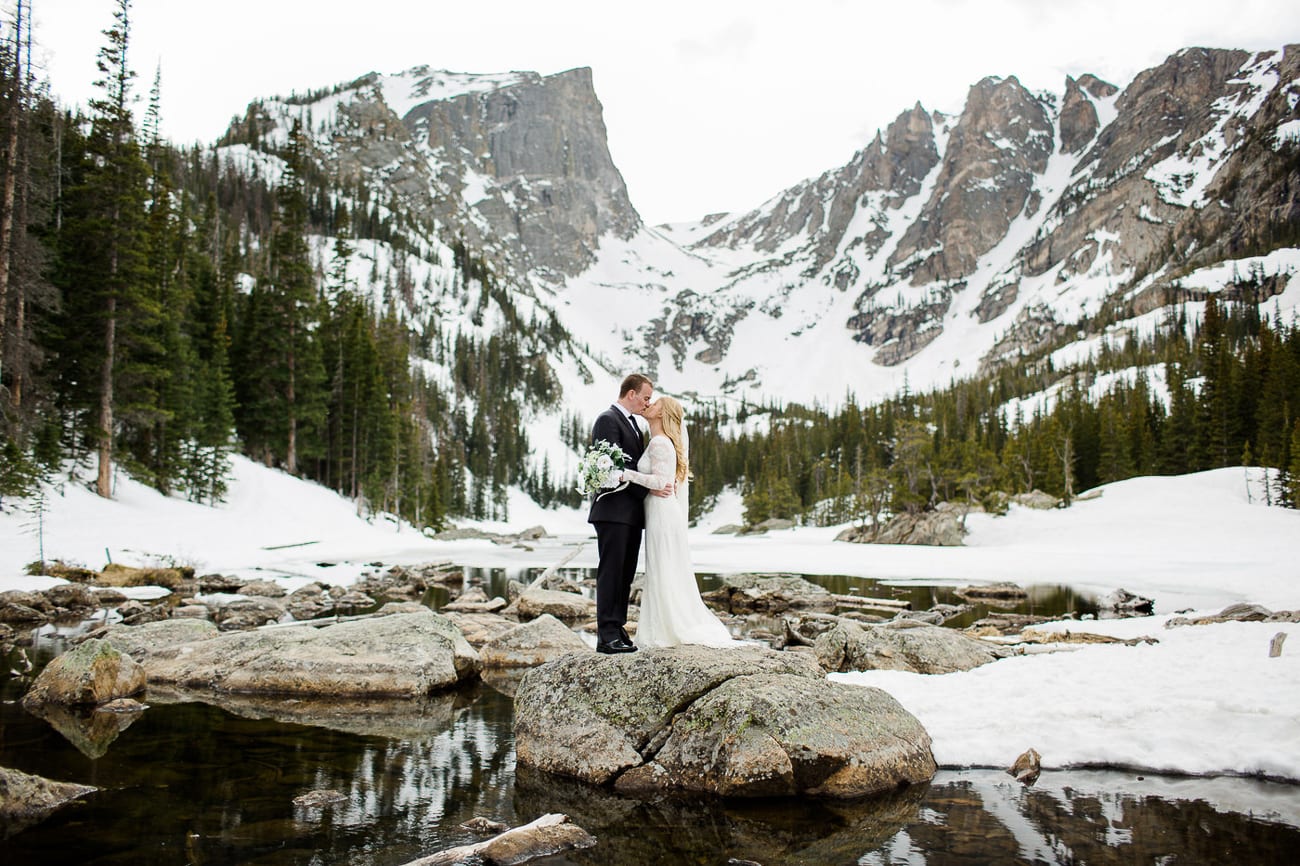 Dream Lake Rocky Mountain National Park Wedding