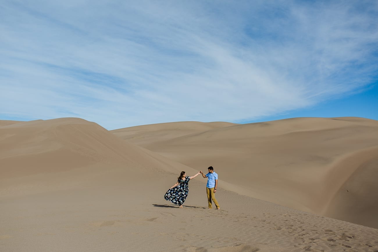 Great Sand Dunes National Park Engagement Photos