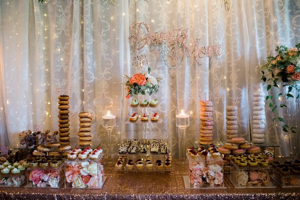 dessert table, sioux city country club