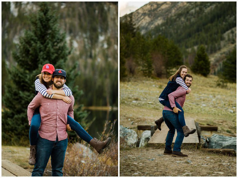 Officers Gulch Engagement Photos Colorado