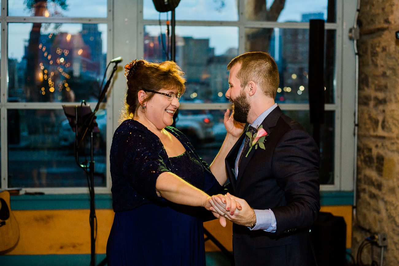 Mother Son Dance photos at Aster Cafe Wedding in Minneapolis