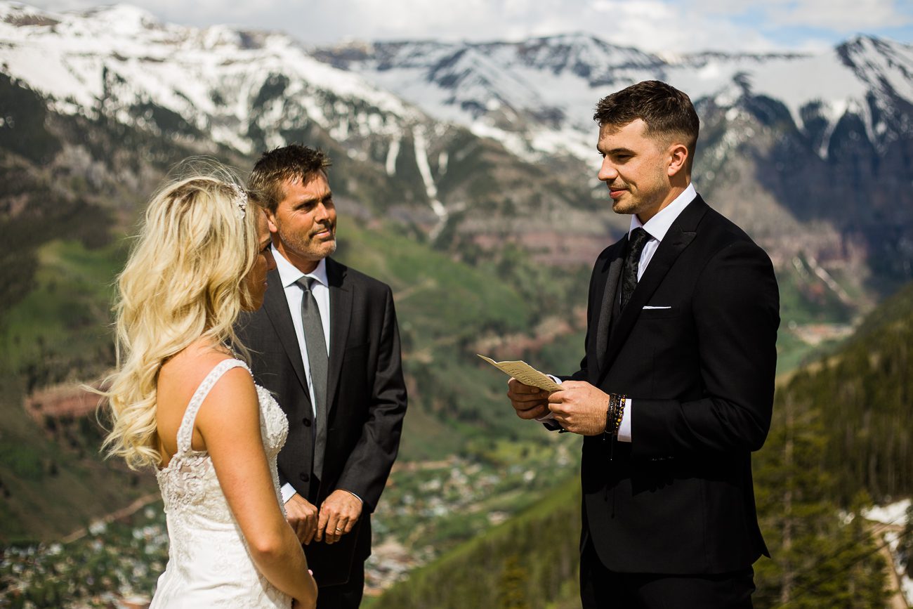 San Sofia Overlook Telluride Colorado Wedding