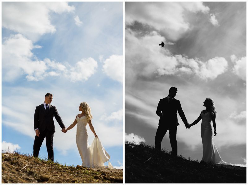 creative wedding photos in Telluride Colorado