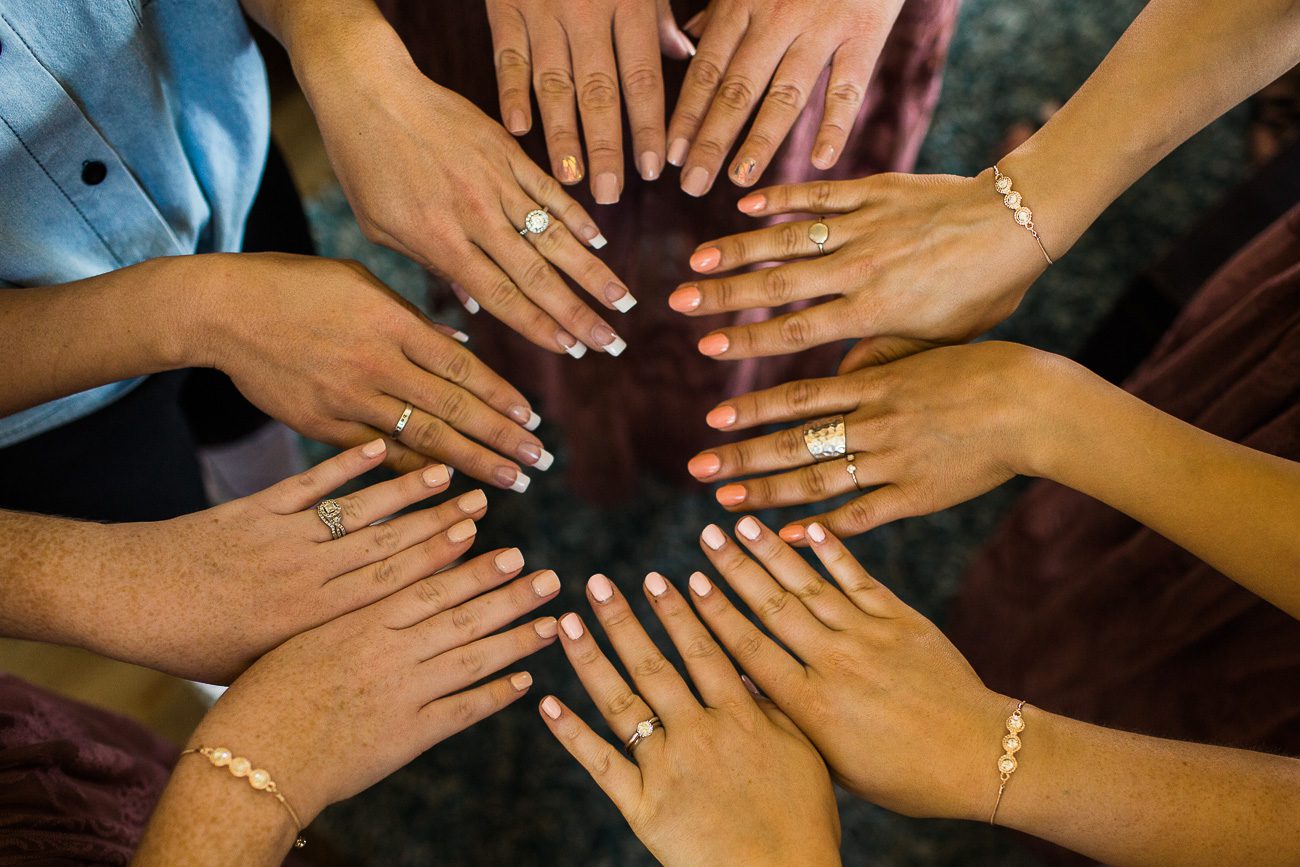 Picture of bridesmaids nails