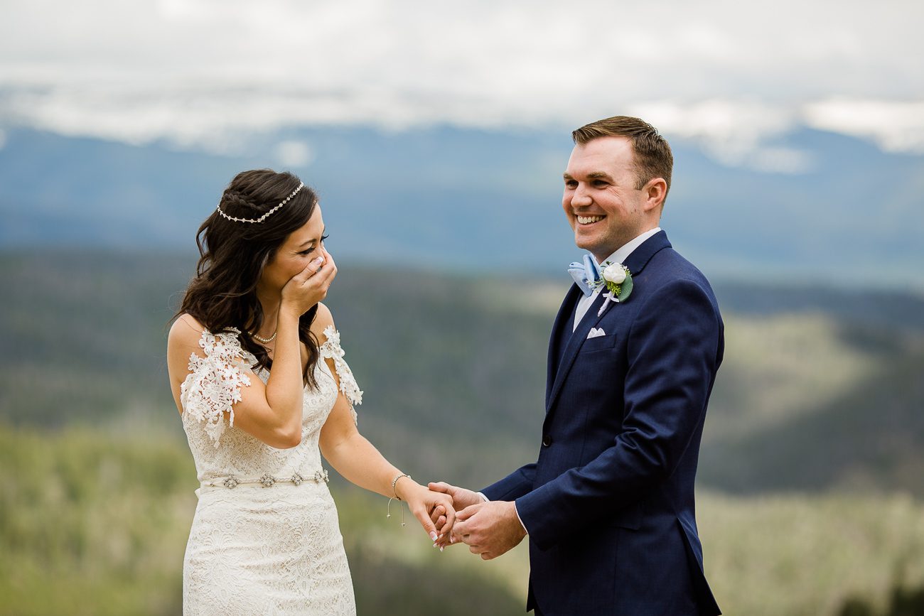 Wedding Ceremony at Granby Ranch Colorado