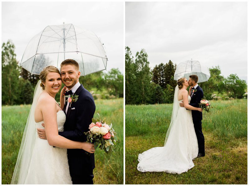 Rainy wedding picture ideas