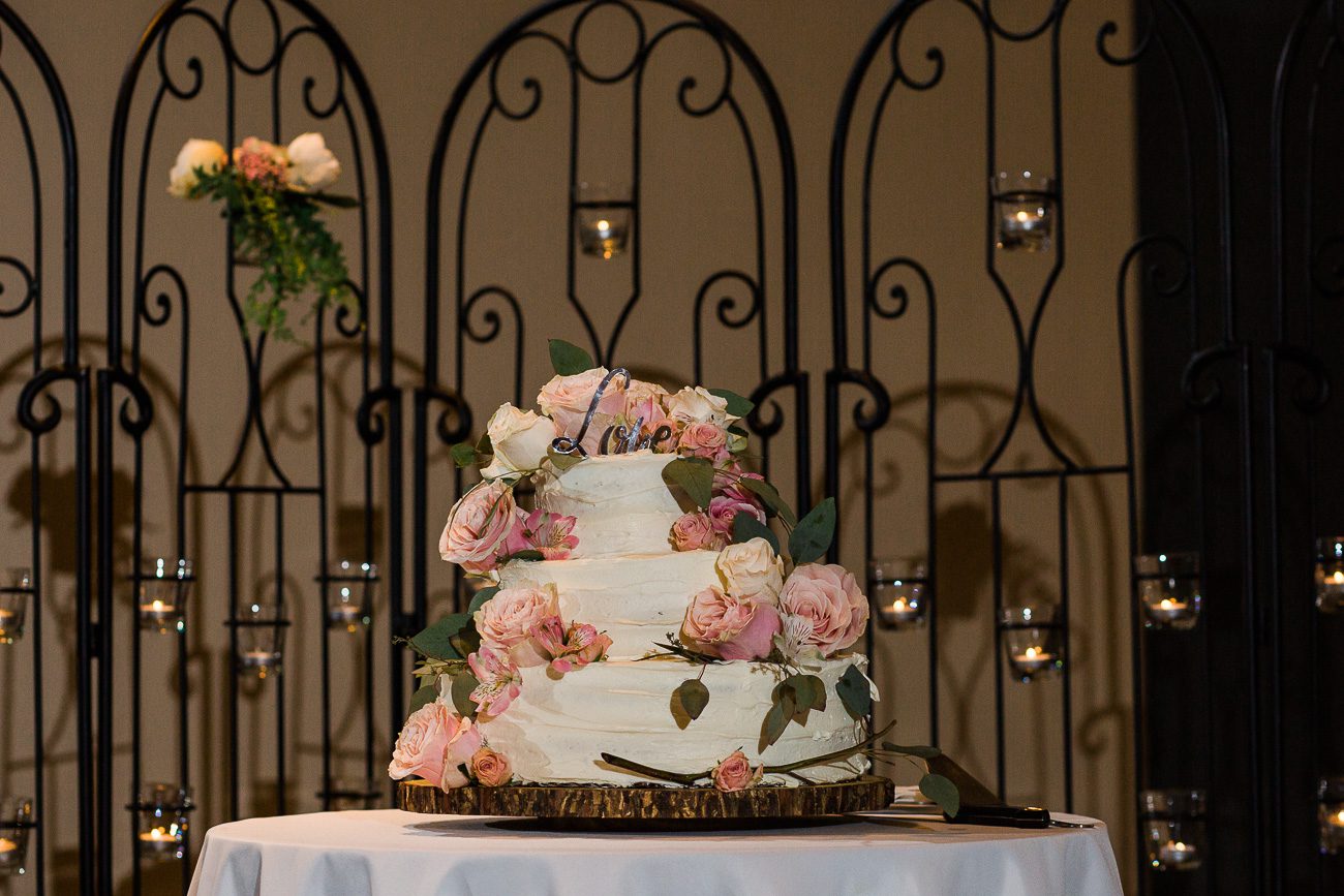Blush Color Wedding Cake