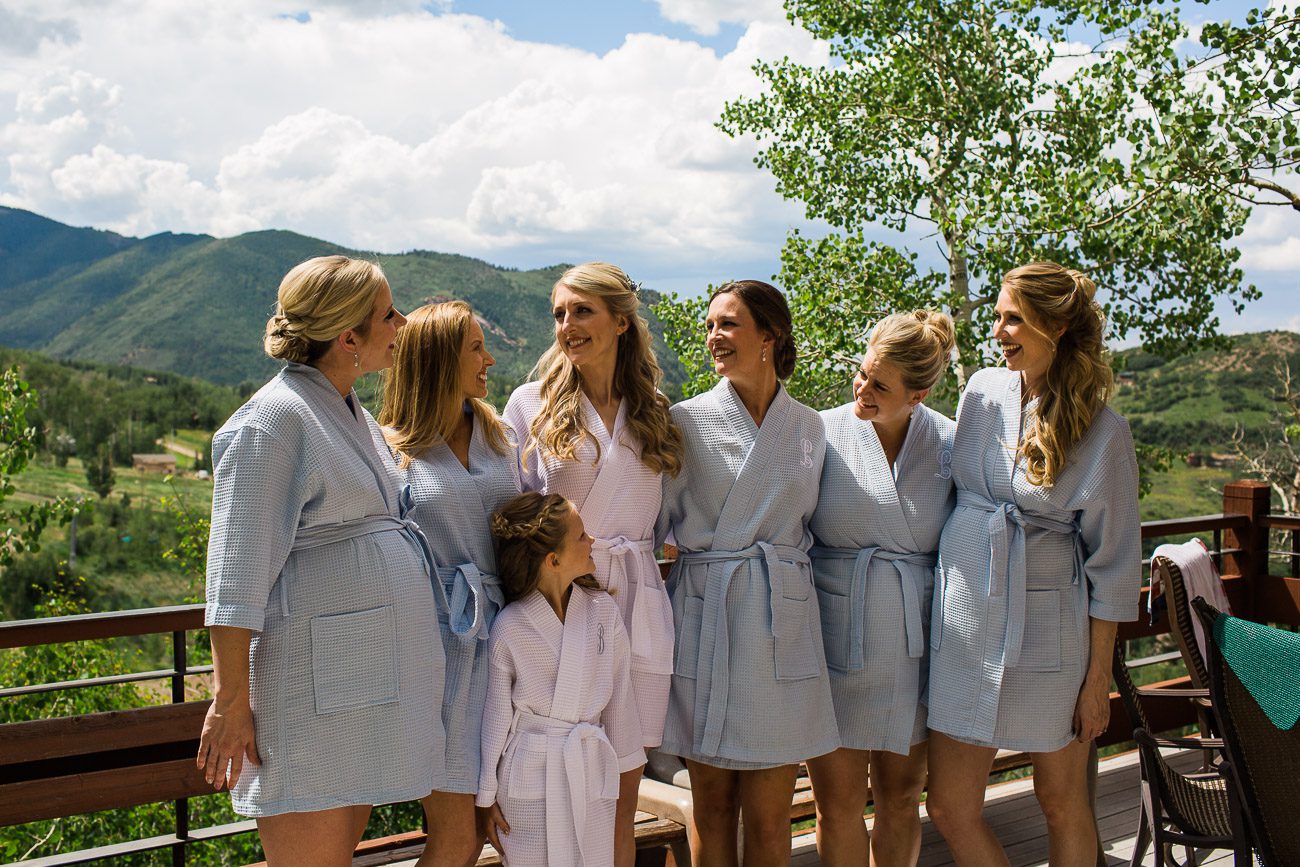 Snowmass Wedding Photography bridesmaids getting ready