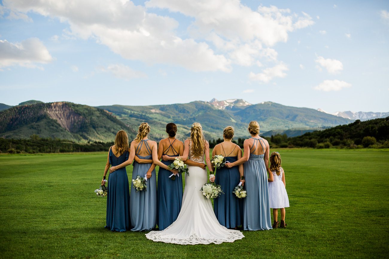 Aspen Wedding Photography picture of bridesmaids