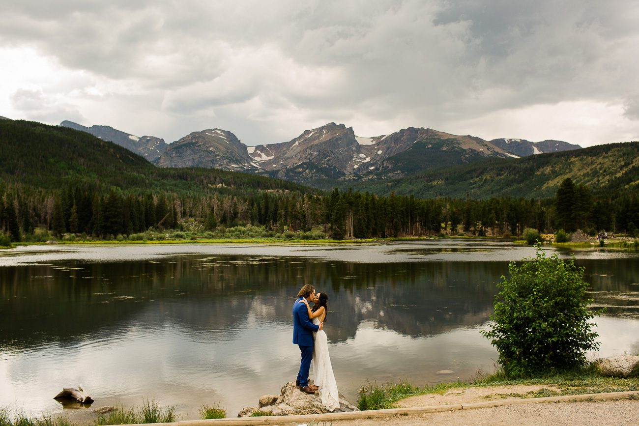 Sprague Lake Wedding Photo