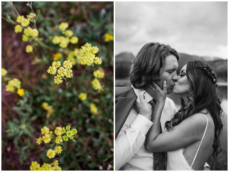 Beautiful wedding photo in Colorado