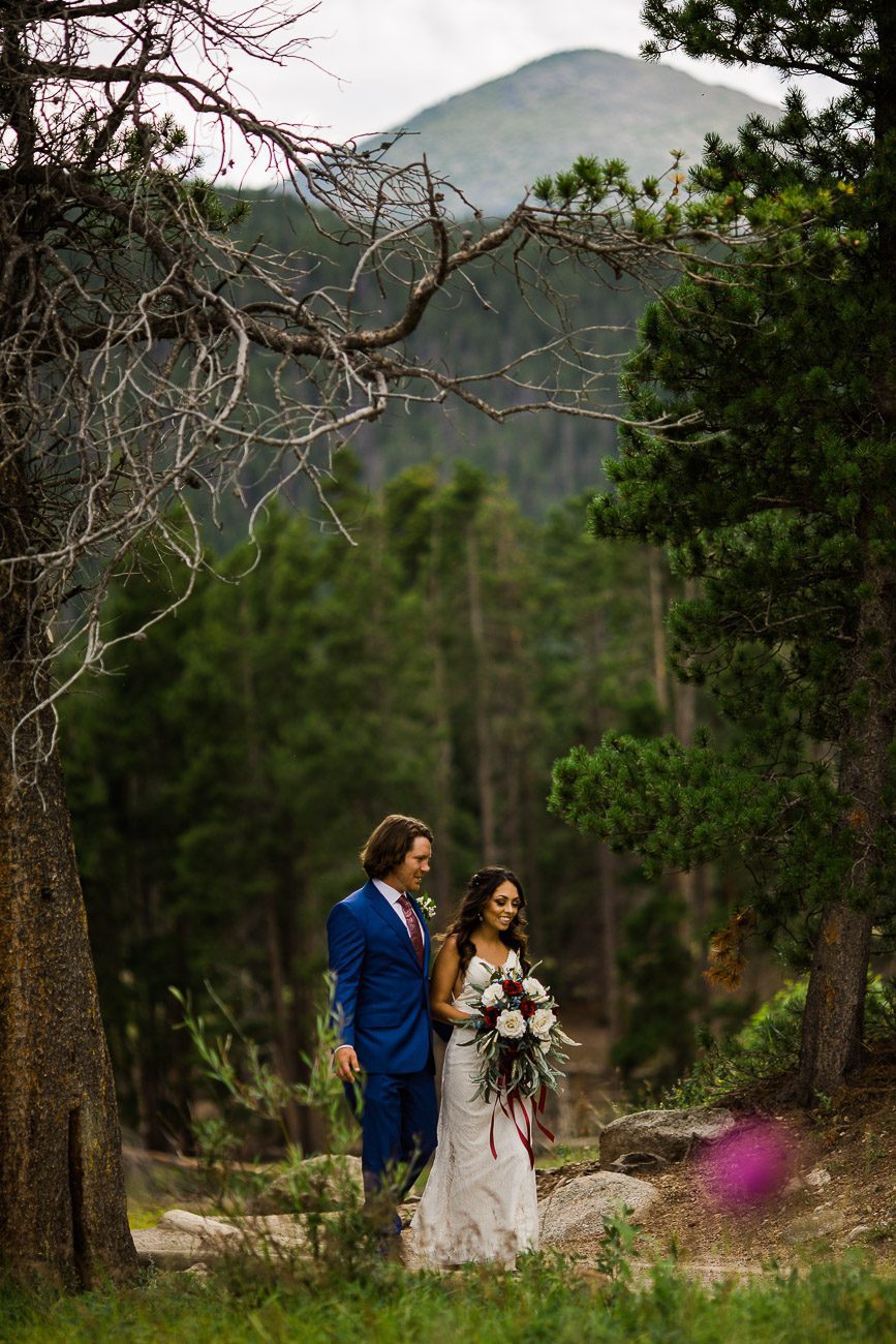 Rocky Mountain National Park Wedding Photo
