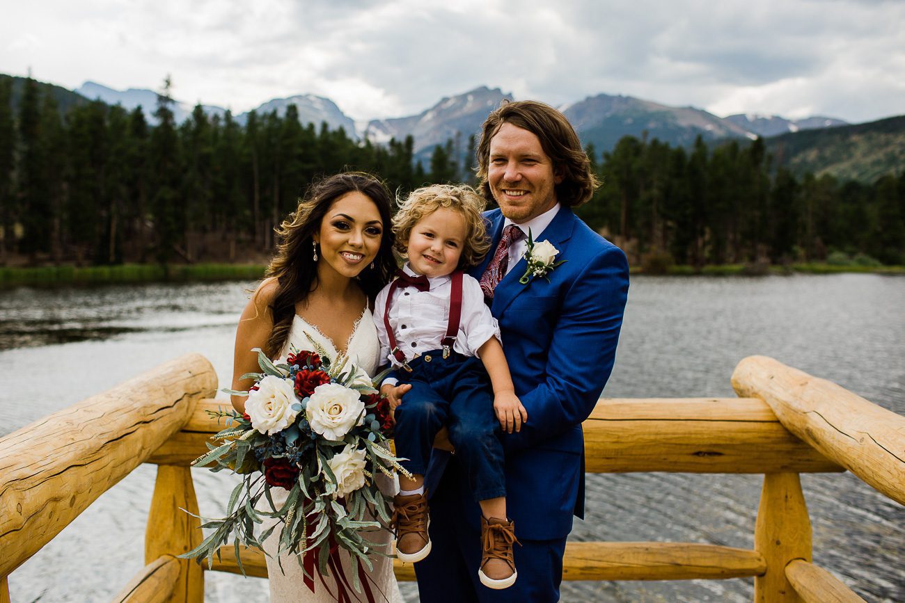 Bridal Party at Sprague Lake Colorado