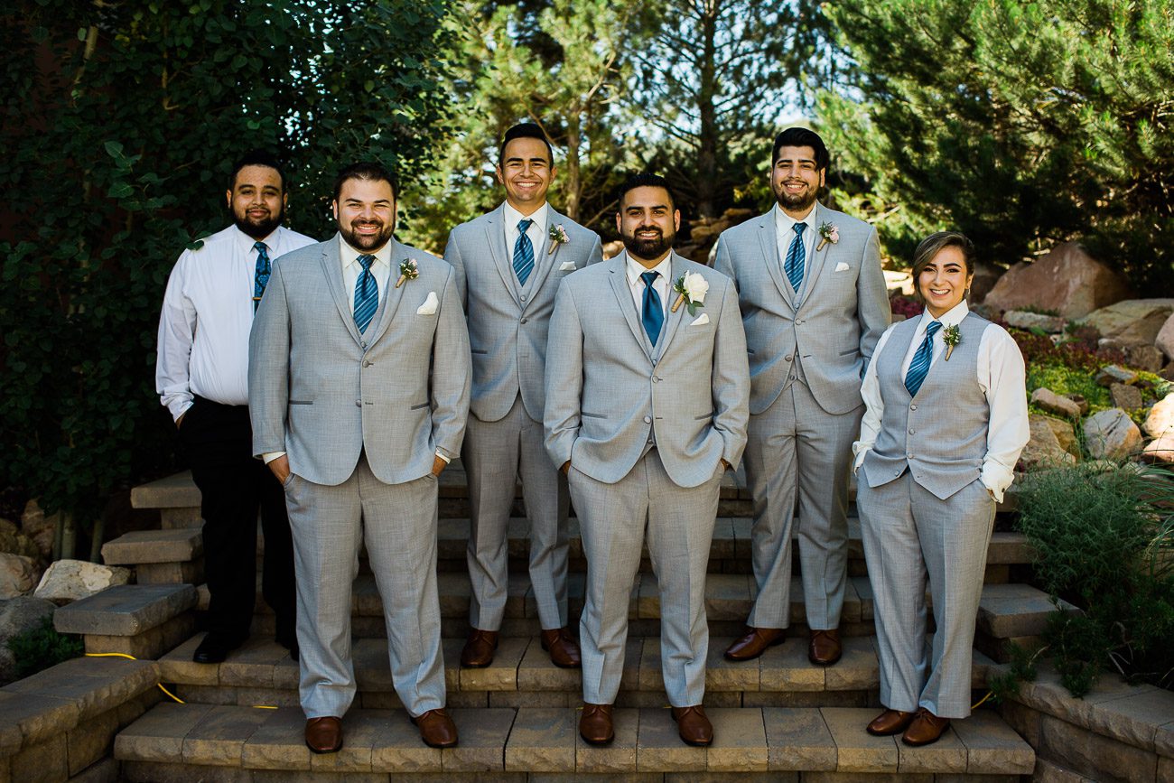 Groomsmen Photo Colorado Wedding