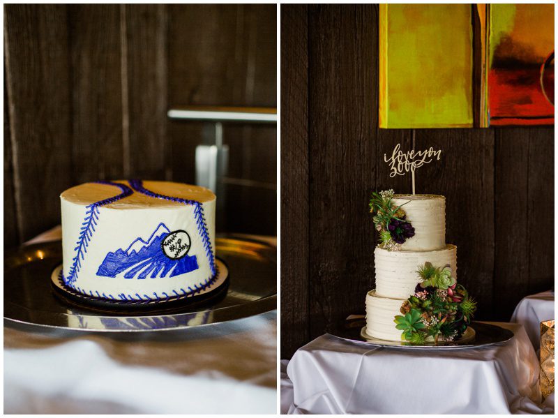 Wedding cake by Happy Cakes Denver CO