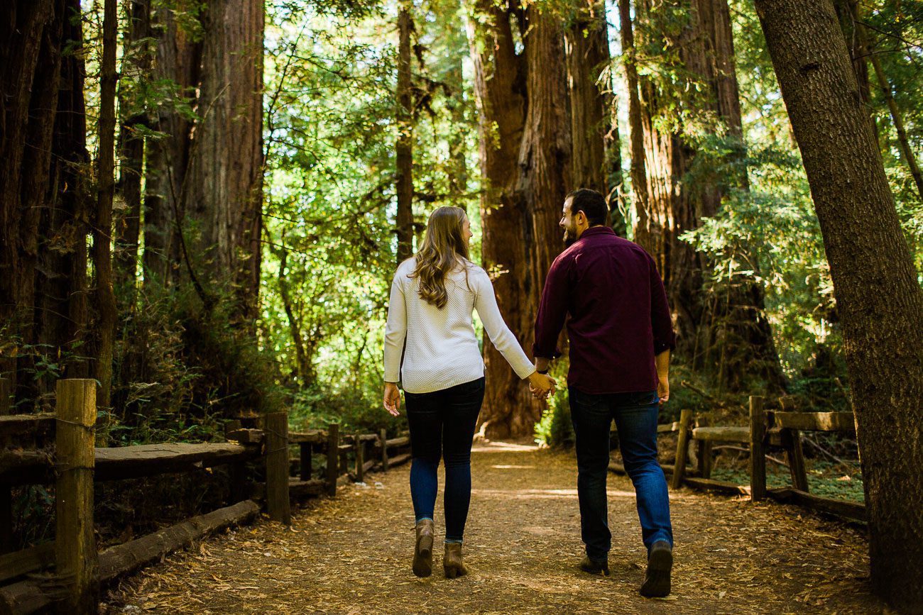 Henry Cowell Redwoods State Park Engagement Photos