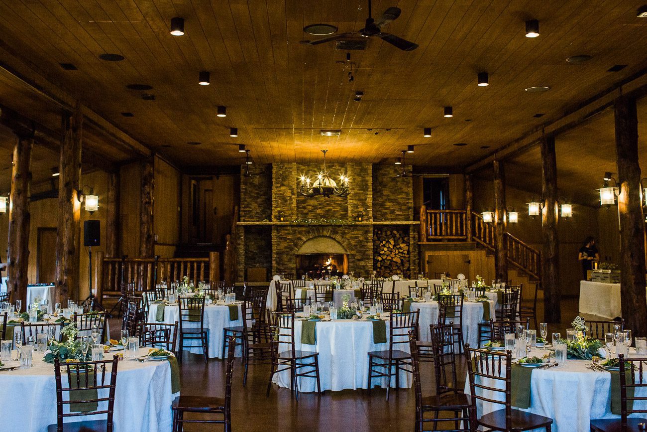 Spruce Mountain Ranch Reception at Albert's Lodge