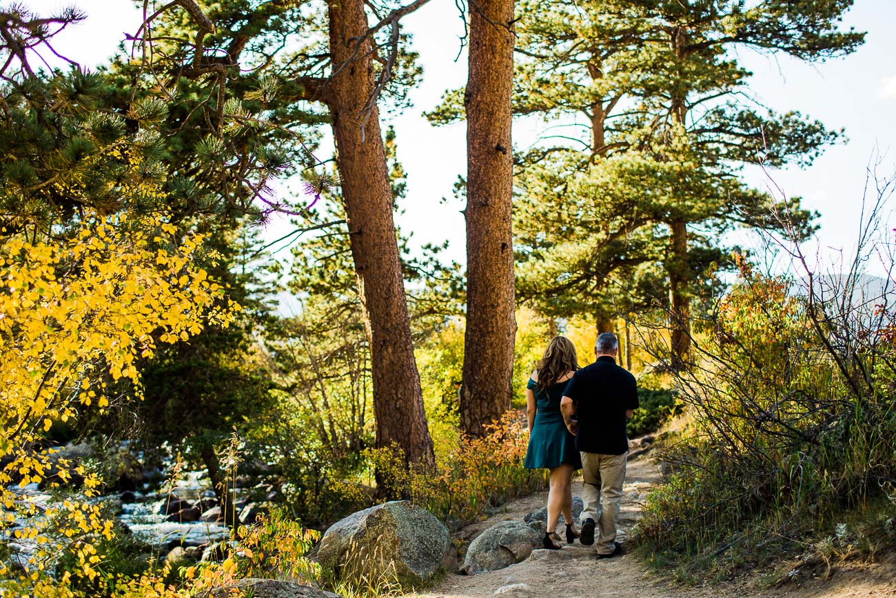 Rocky Mountain National Park Engagement Picture