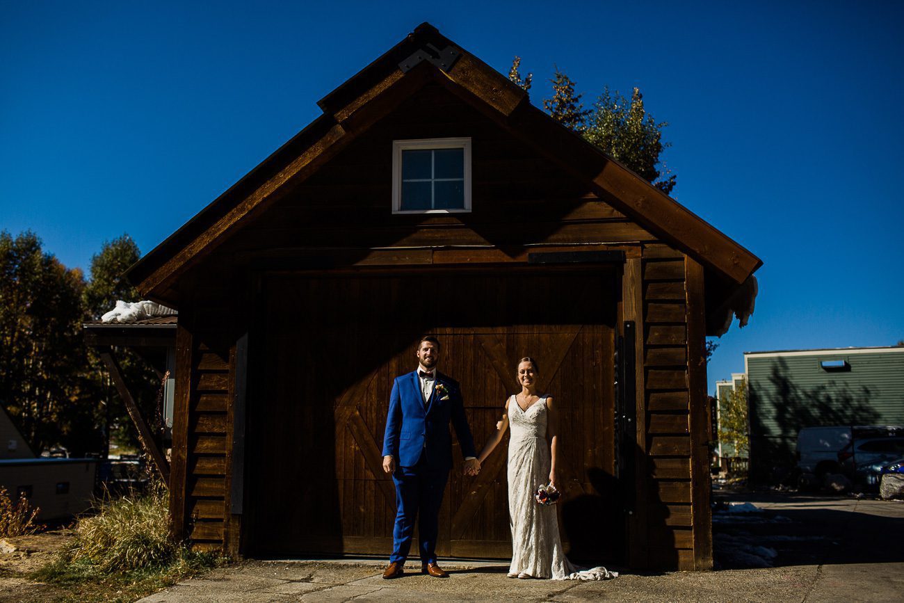 Downtown Breckenridge Wedding Photo