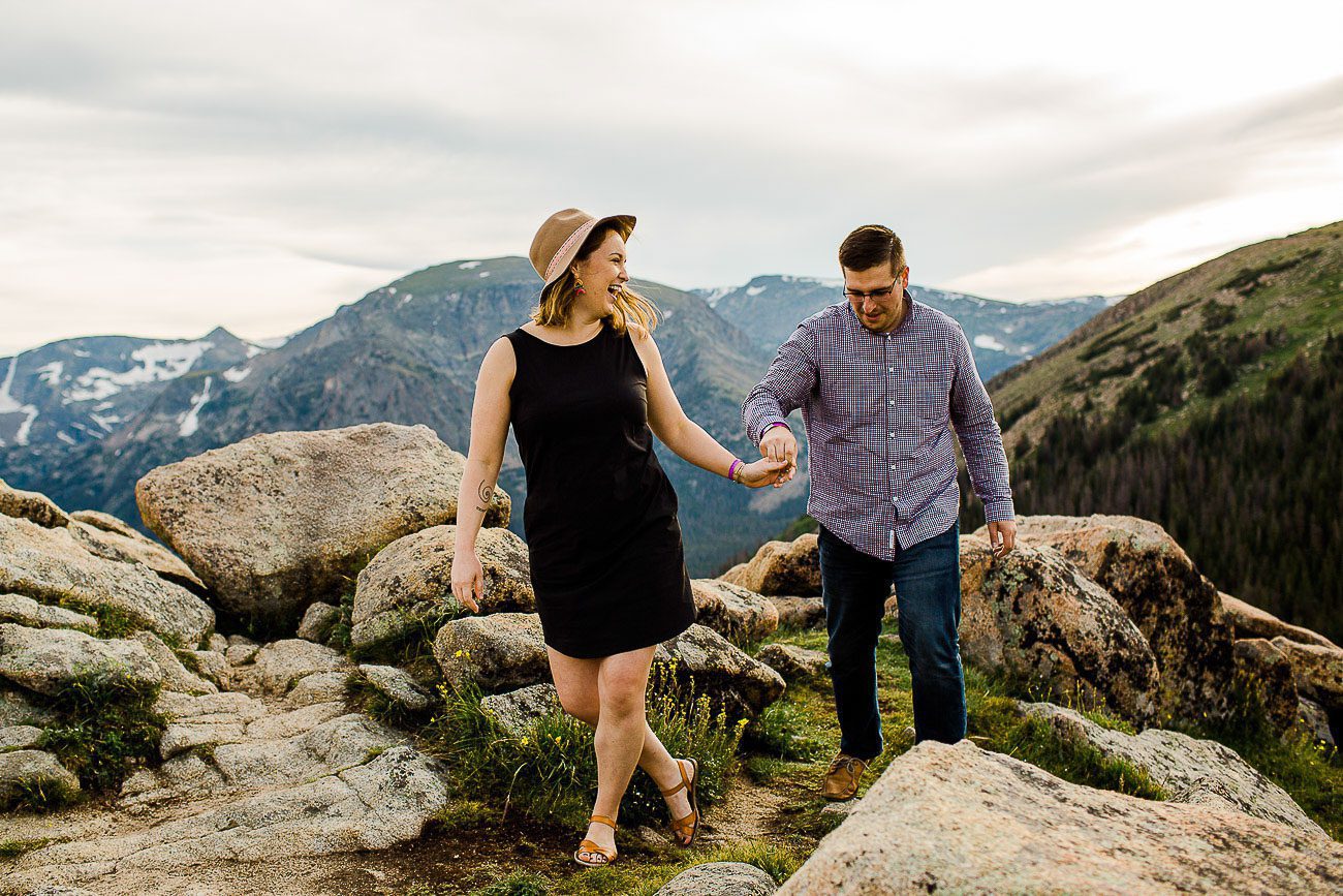 Rocky Mountain National Park Engagement Photos