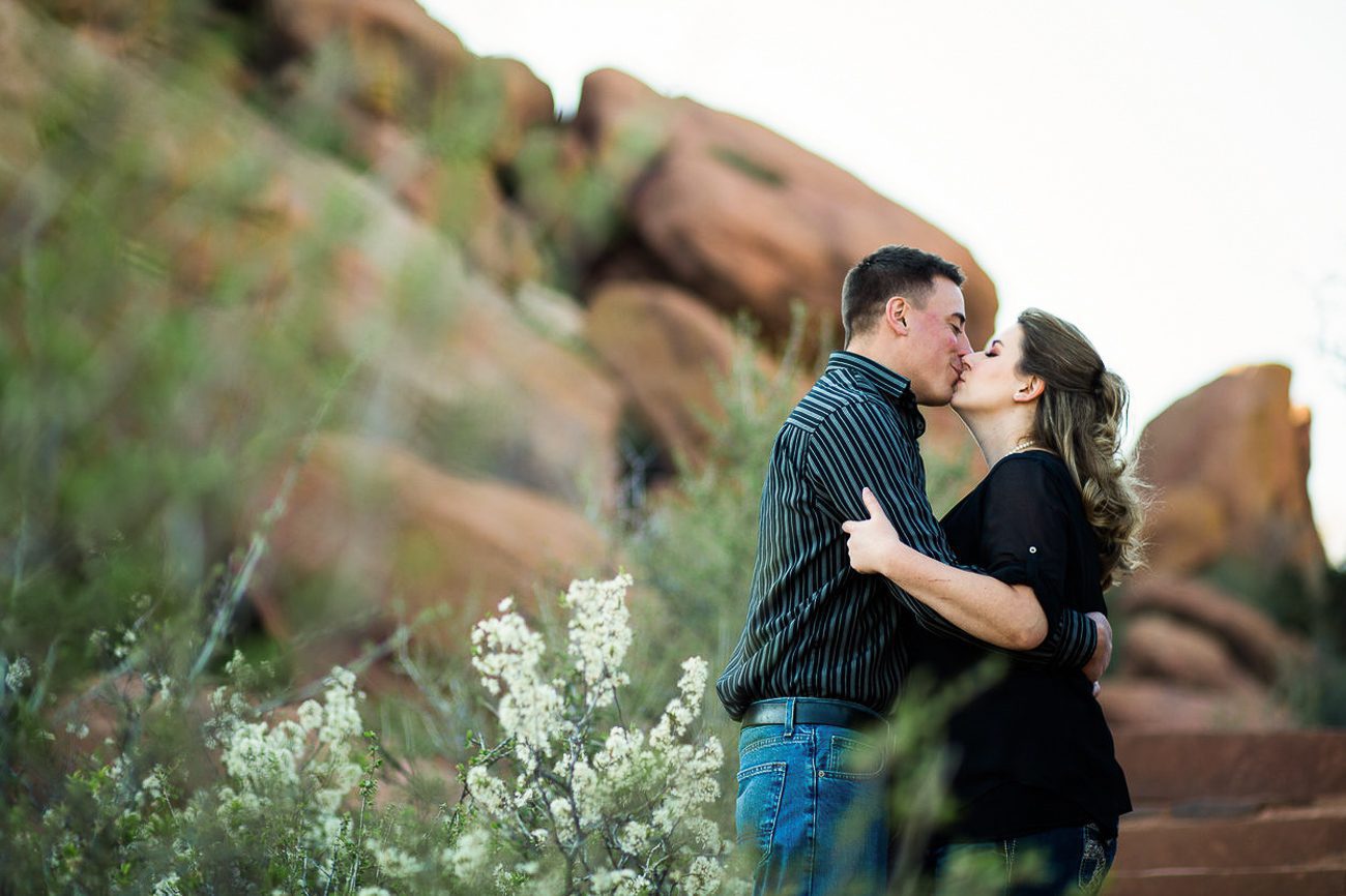 Red Rocks Colorado engagement session