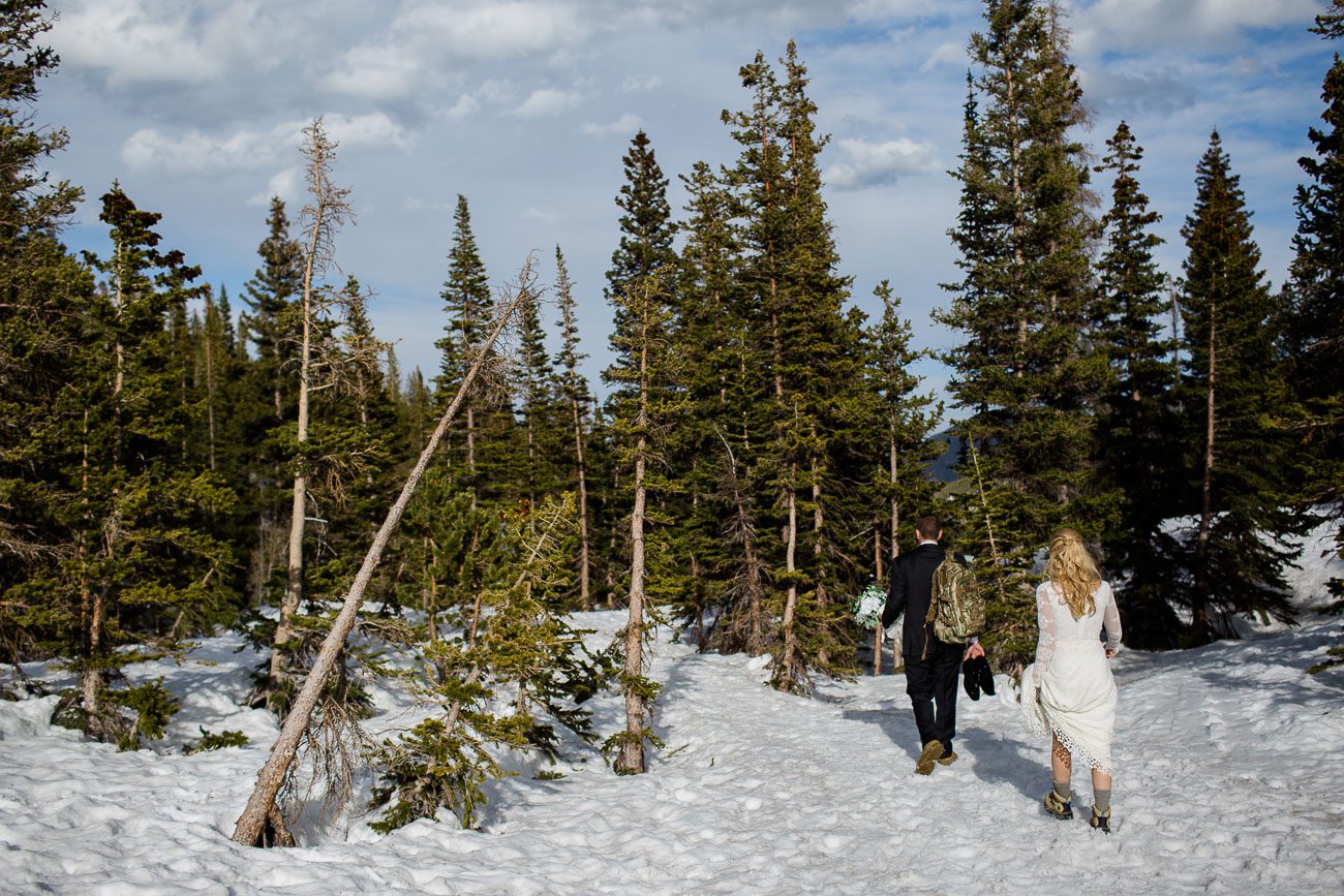 Colorado hiking elopement photography