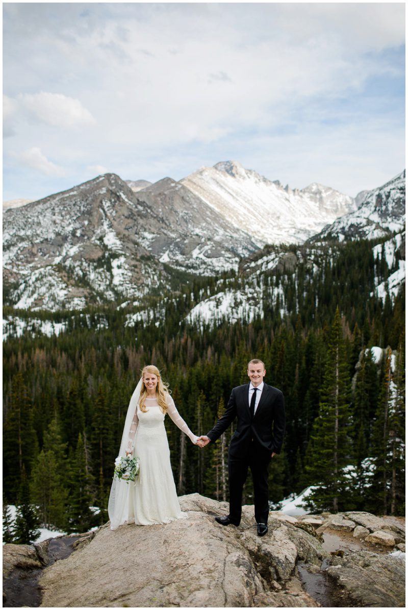 elopement photography in Rocky Mountain National Park