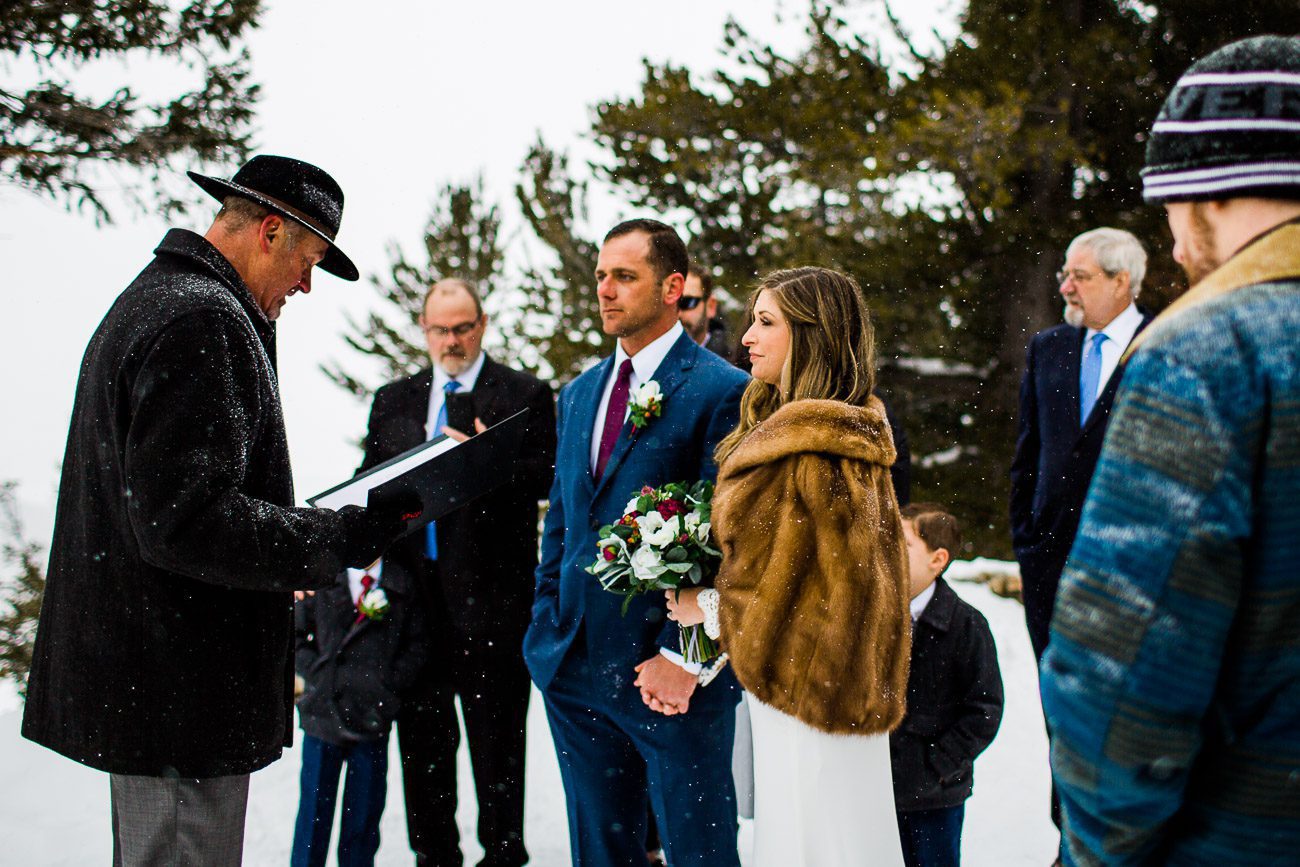 Sapphire Point Colorado Winter Wedding