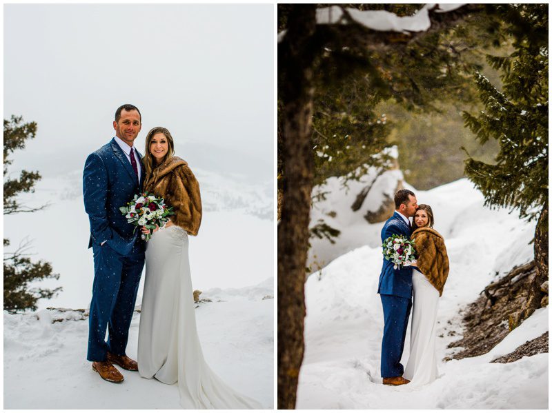 Winter Wedding Photos in Colorado