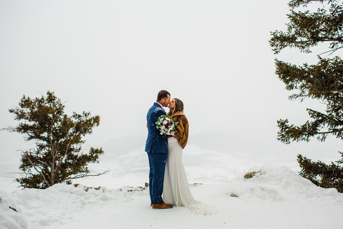 Sapphire Point Winter Wedding Photo