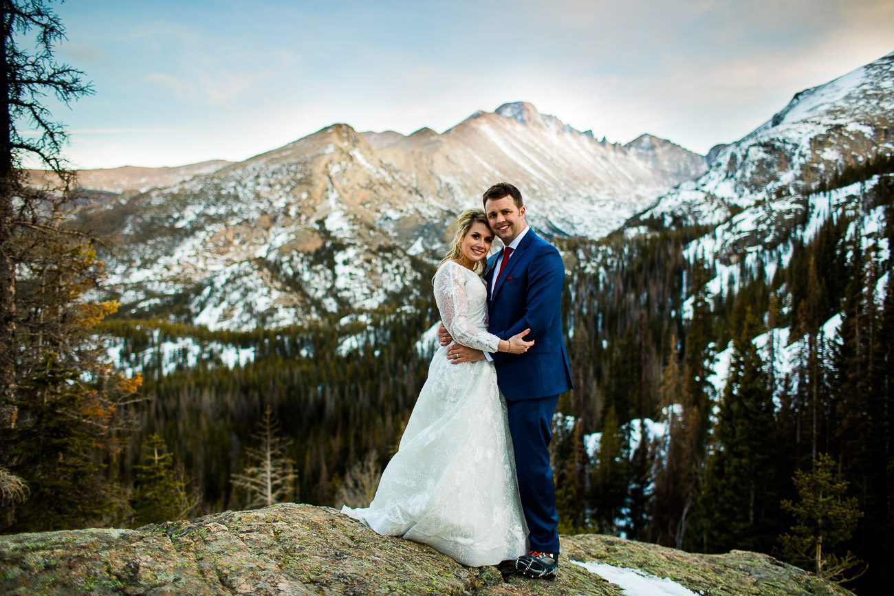 Dream Lake Hike Wedding Pictures