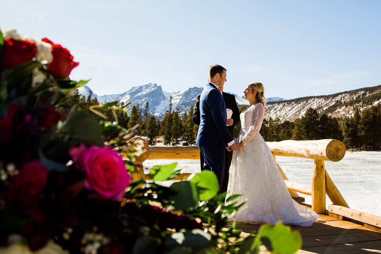 Wedding at Sprague Lake in Colorado