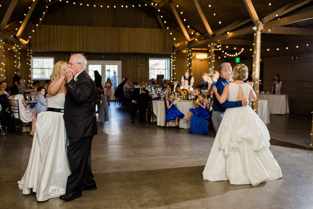 The Barn at Raccoon Creek Wedding Reception Father Daughter Dance