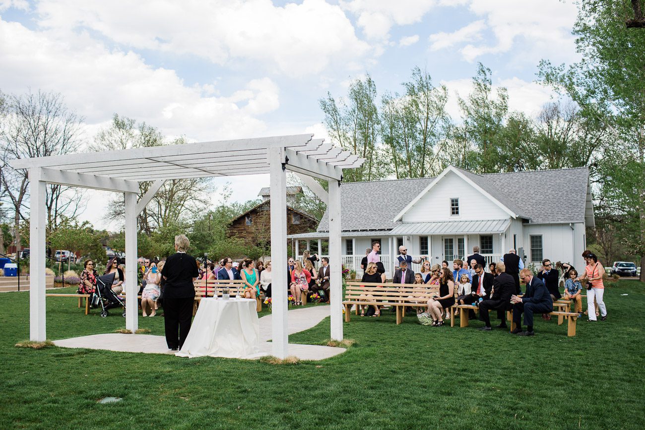 The Barn at Raccoon Creek Spring Wedding Ceremony