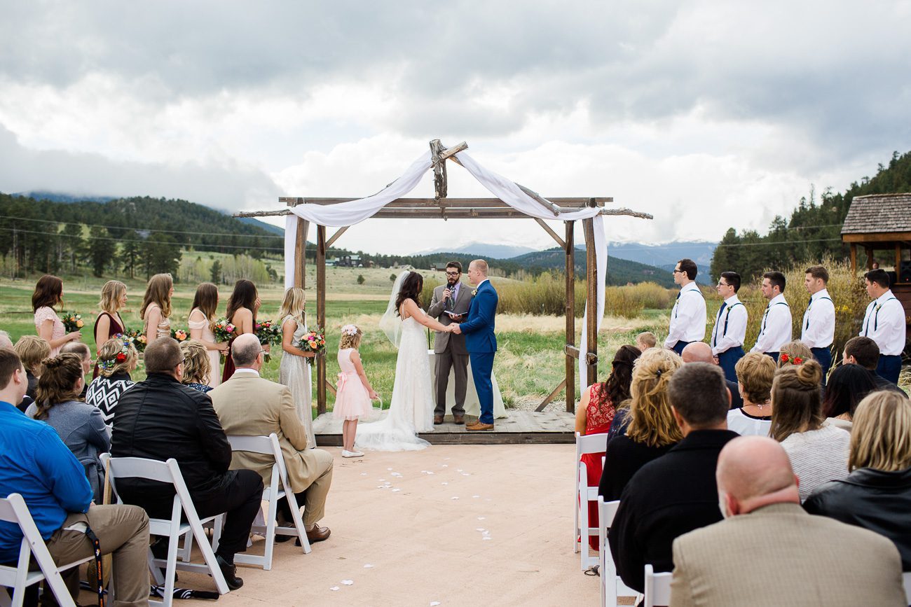 Deer Creek Valley Ranch wedding photo
