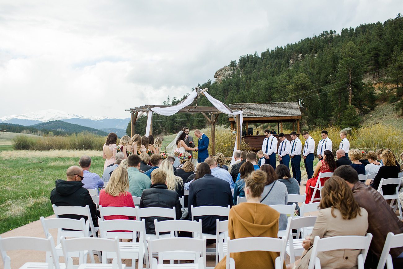 Deer Creek Valley Ranch wedding ceremony