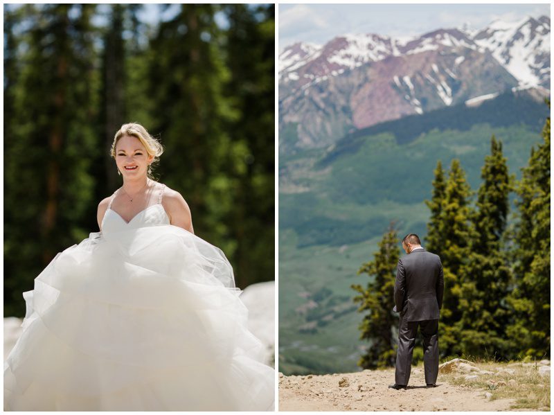 Red Lady Crested Butte Colorado wedding photos