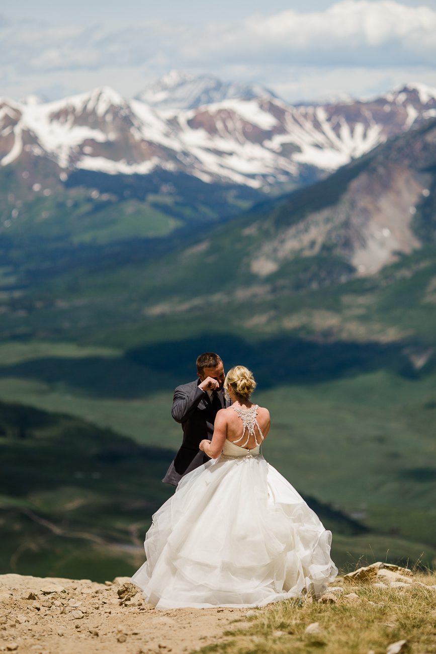 Red Lady Crested Butte wedding