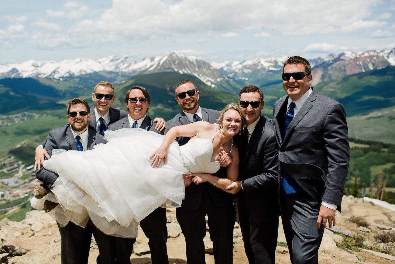 Red Lady Crested Butte Wedding Photos