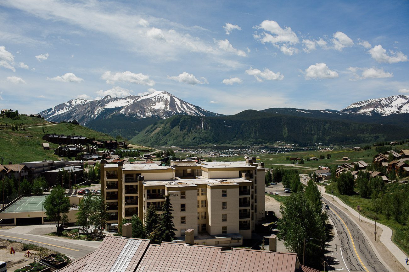 view from Elevation Hotel Crested Butte Colorado