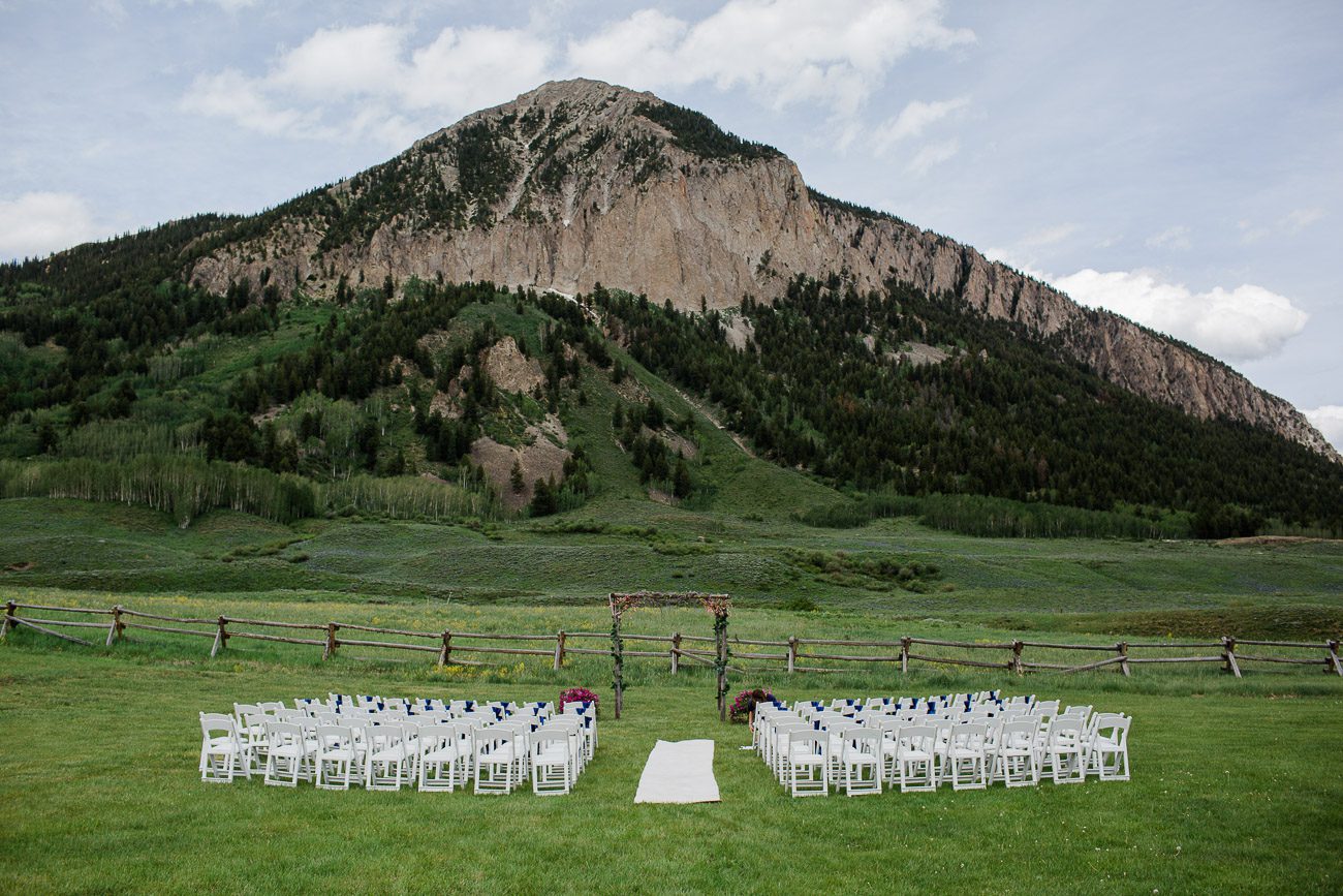Crested Butte Colorado Wedding Ceremony