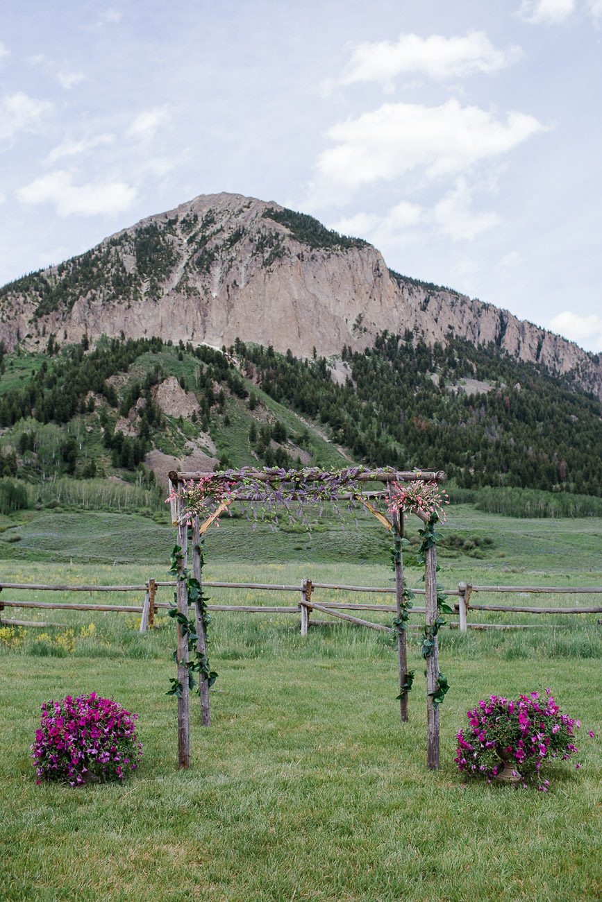 Crested Butte Colorado Wedding Ceremony