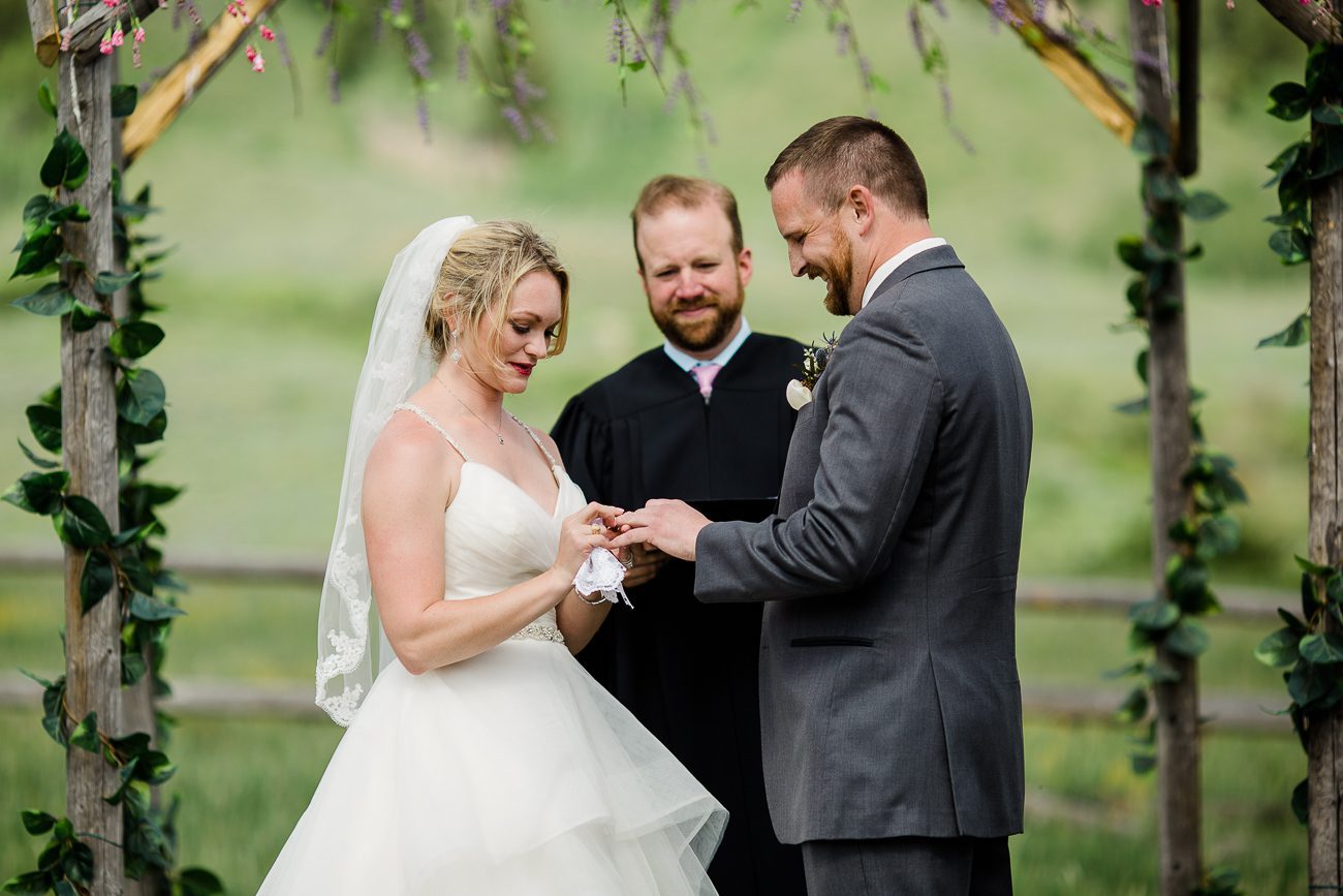 Crested Butte Colorado wedding ceremony