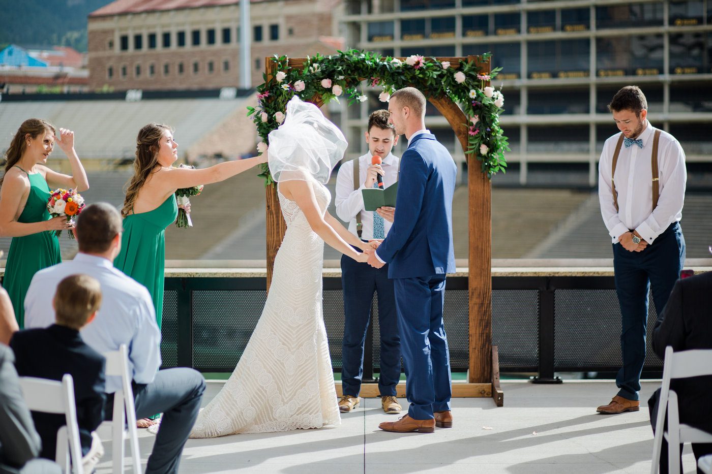 Folsom Field Boulder Wedding Ceremony