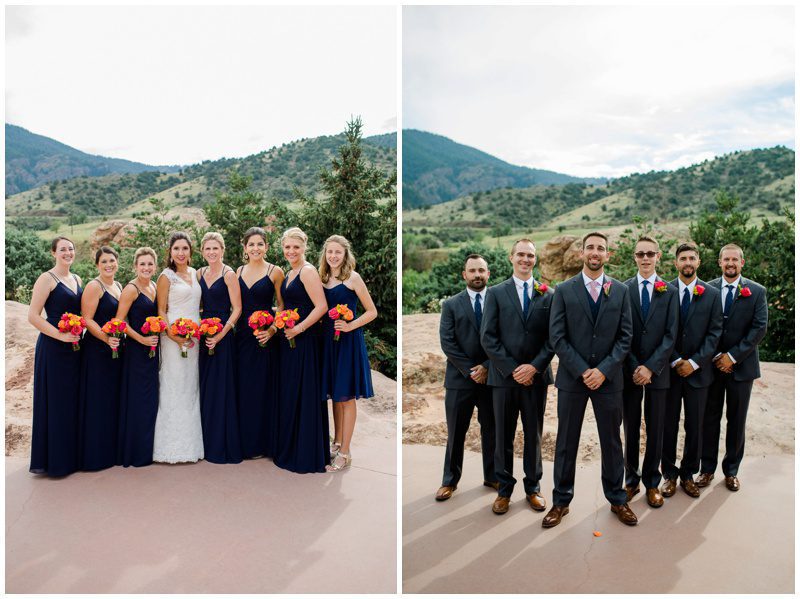 Pink and Navy wedding colors
