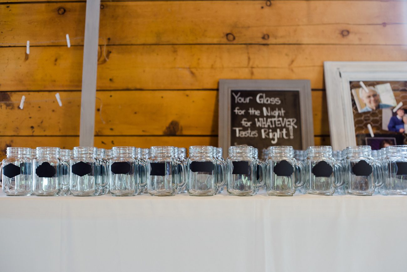 Cute wedding reception ideas, mason jars
